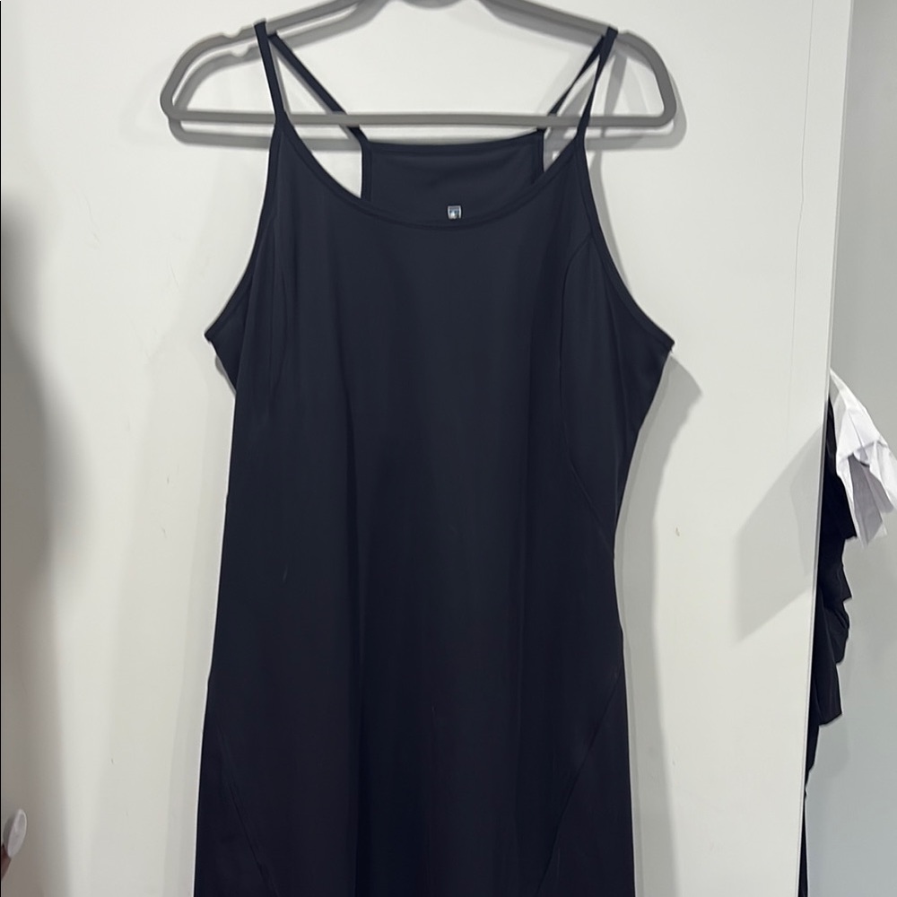 Black Stetchy mid- Dress